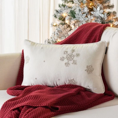 Falling Snow Pillow - Safavieh - Image 2