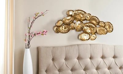 Coral Plate Wall Décor - Gold - Safavieh
