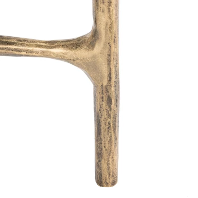 Jessa Forged Metal Square End Table - Brass - Safavieh - Image 4