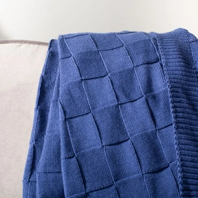 Racer Throw Blanket - Marine Blue - 50" X 60" - Safavieh - Image 2