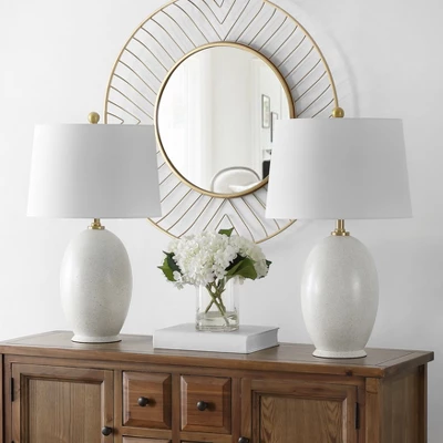 Vemeli Table Lamp (Set Of 2) - Cream - Safavieh