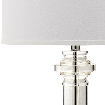 30" Nina Crystal Column Lamp Clear (Includes CFL Light Bulb) - Safavieh - Image 4