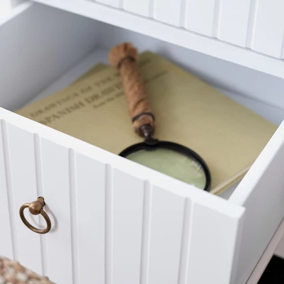 Tegan 2 Drawer Nighstand - White - Safavieh - Image 6