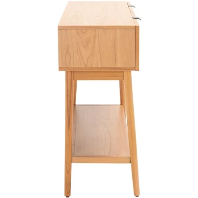 Baisley 2 Drawer Rattan Console Table - Natural - Safavieh - Image 2