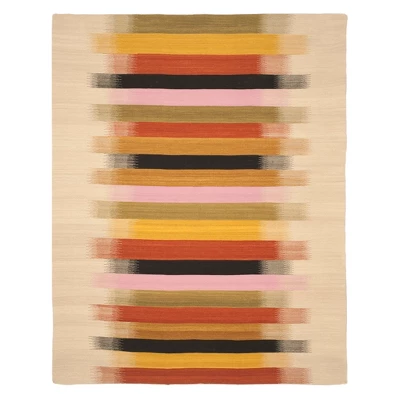Laila Dhurrie Stripe Area Rug - Safavieh - Image 4