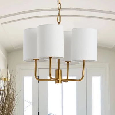 Elias Chandelier Brass/Gold - Safavieh - Image 2